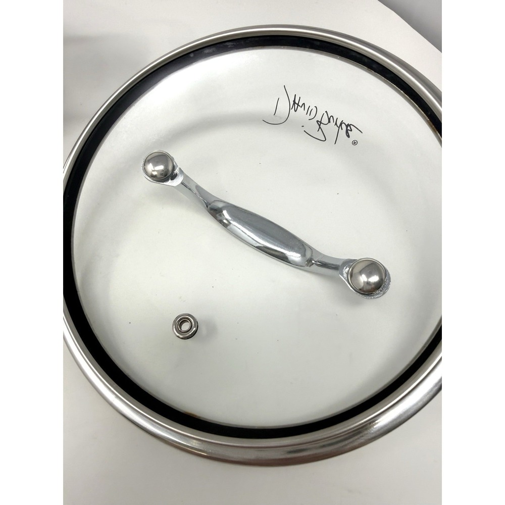 David Burke Restaurateur Splendor Series Stock Pot With Glass Lid 2 QT Cookware - Picture 3 of 10